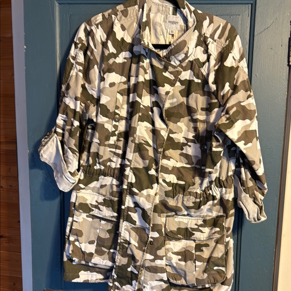 Camouflage Military Style Jacket